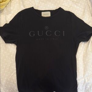 Gucci Classic Black Tee
